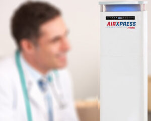 Air Steriliser Purifier - 175 sqm, Extra Hepa Filter, +/- Pressure - Medical Centre Application