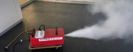 Hire Smoke Machine - Testing Fire Stair Pressurisation System