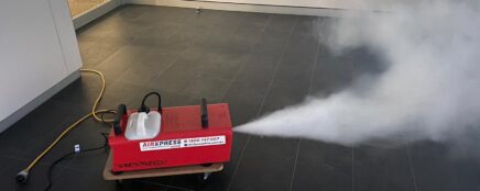 Hire Smoke Machine - Testing Fire Stair Pressurisation System