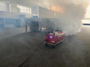 Melboure Hire - Smoke Machine - Testing Fire Stair Pressurisation System