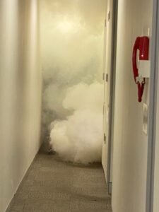 Rent Smoke Machine - Testing Fire Stair Pressurisation System